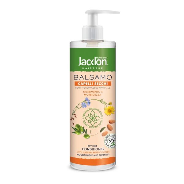 Кондиционер с фитокомплексом для сухих волос, Jacklon, 450 мл, Италия