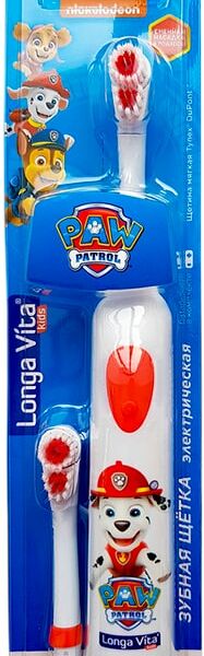 Электрическая зубная щетка Longa Vita Paw Patrol ротационная и сменная насадка детская