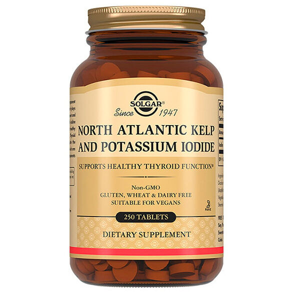 Solgar North Atlantic Kelp And Potassium Iodide - 250 таблеток