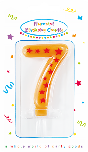 

Номерная свеча для торта Procos, цифра 7