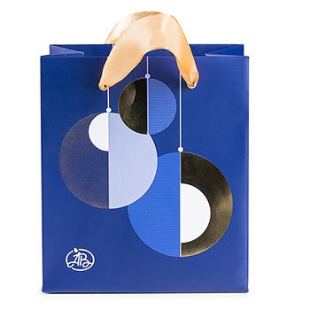 Пакет подарочный Азбука вкуса Шары 15х17х10 см, Россия