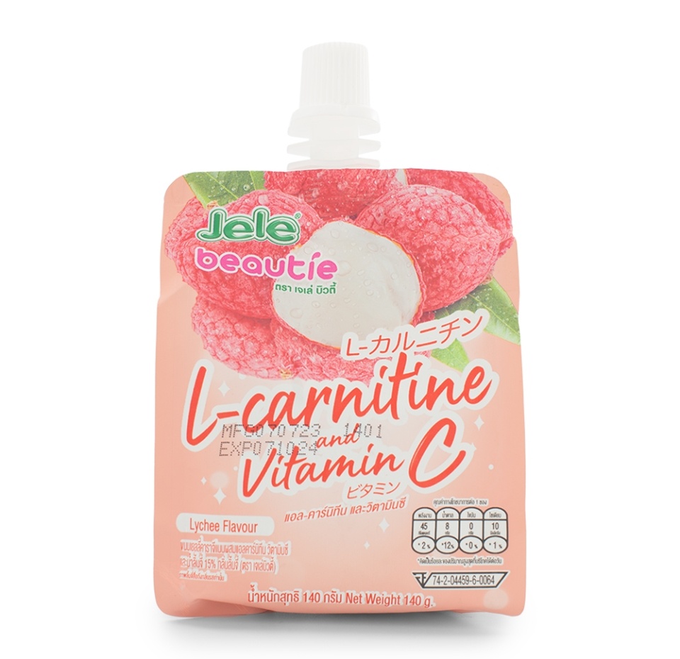 

Желе Jele Beautie с соком личи L- карнитином и витамином С 140 г