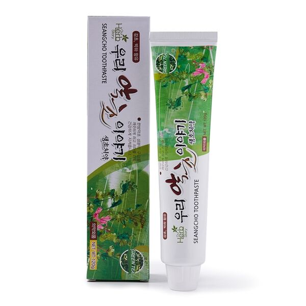 Паста зубная «Зелёный чай», Hyundai Entec, 120 г, Корея