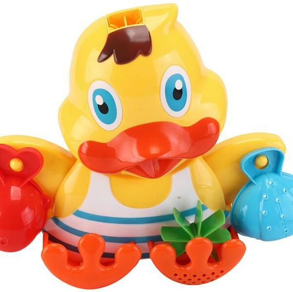 Набор игрушек для ванны ABtoys Веселое купание Утенок-мельница для ванны 3 предмета