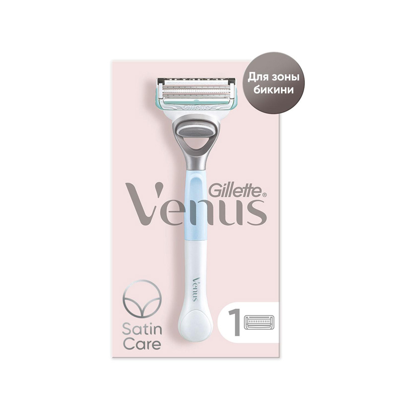 

Женская бритва Gillette Venus Satin Care c 1 сменной кассетой