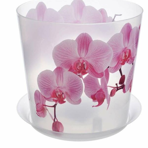 Кашпо Деко розовое 16 см ТМ Idea (Идея)