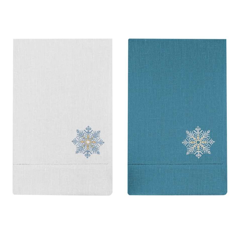

Комплект полотенец Bellehome collection столовых с вышивкой Белоснежная вьюга, 50х70 см, 2 шт