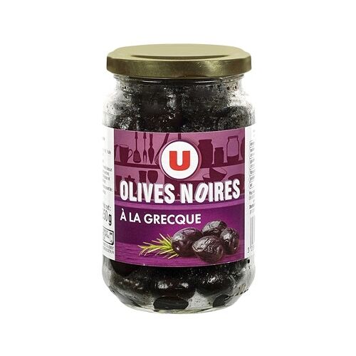 Оливки черные вяленые по-гречески SISTEM U