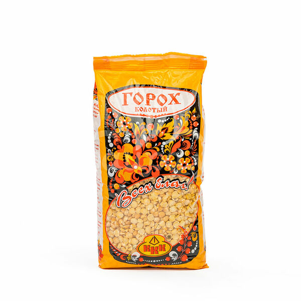 Крупа Горох Всех Благ 800гр колотый пакет