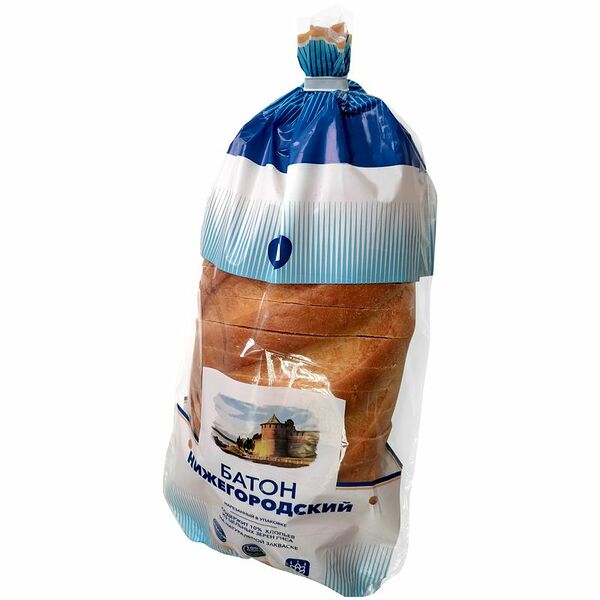 Батон Арзамасский хлеб Нижегородский нарезка, 370 г