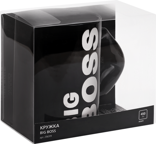 

Кружка HOMECLUB Big Boss 450мл, керамика, Арт. 236319