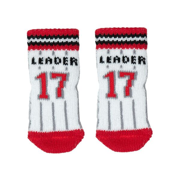 Носки для кошек и собак Лидер XL красный (унисекс)