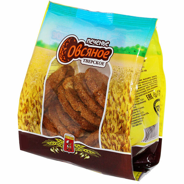 Печенье овсяное тверское ТМ Хлеб