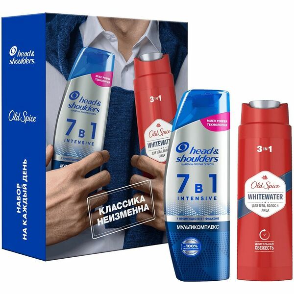 Набор подарочный Head&Shoulders и Old Spice Шампунь и гель для душа