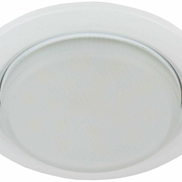 Встраиваемый светильник ЭРА Б0017642, цоколь GX53, круглый, настенно-потолочный