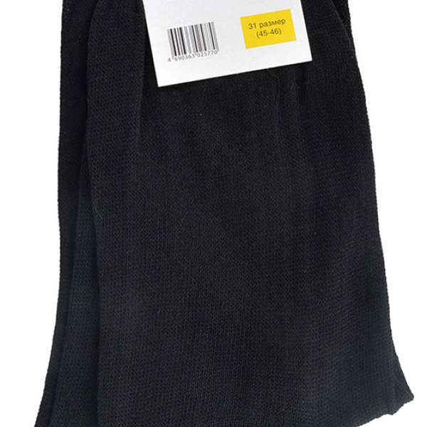 Носки мужские Каждый день черные, р.25