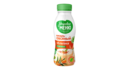 Кисель Здоровое меню овсяный с облепихой