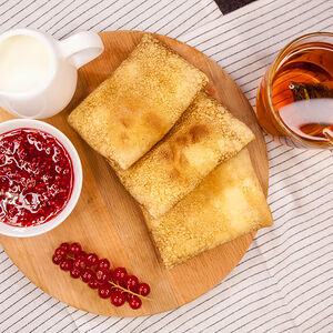 Блинчики с творогом