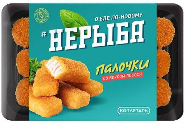 Полуфабрикат из соевых продуктов Немясо Палочки веган со вкусом лосося 300 г