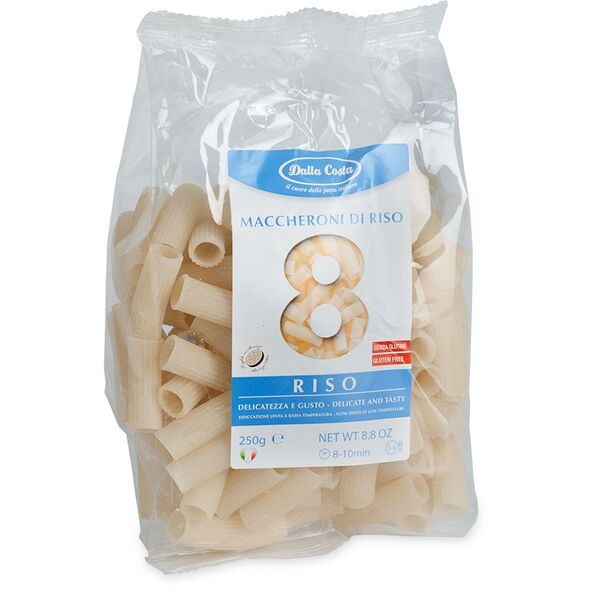 Макаронные изделия Dalla Costa №8 Wellness Life Style Маккерони из рисовой муки (без глютена)