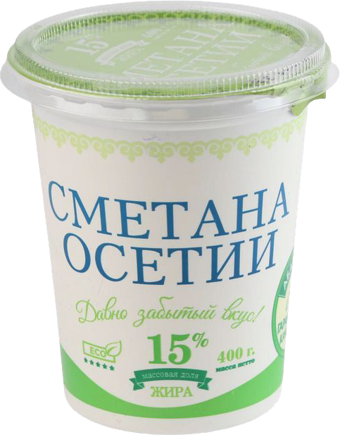

Сметана Молоко Осетии 15%