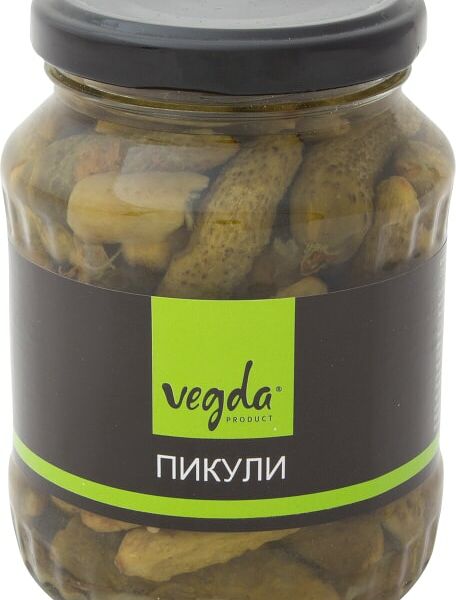 Огурцы Vegda Product пикули 370мл