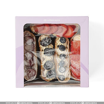 Набор ягодных эклеров «Азбука вкуса» 500г, Россия