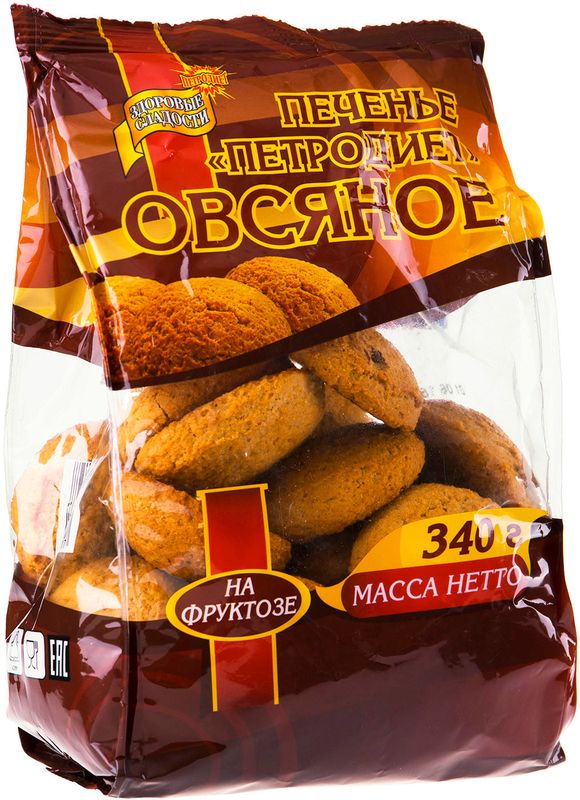 

Печенье Петродиет овсяное на фруктозе 340 г