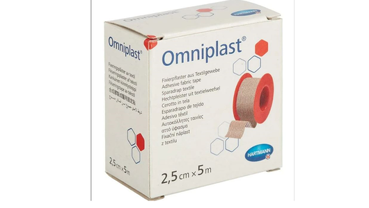 Hartmann Omniplast пластырь из текстильной ткани 2.5 см х 5 м