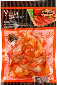 Уши свиные Марти копчено-вареные К пиву в Магнит со скидкой –24%