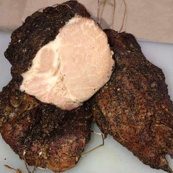Телятина запеченная на дровах на развес