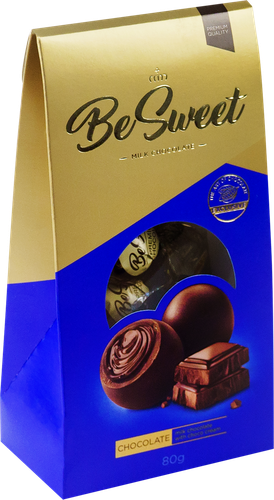 

Конфеты BeSweet из молочного шоколада с шоколадной начинкой