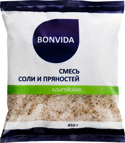 

Соль BONVIDA Адыгейская с пряностями, 450г