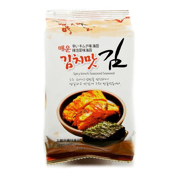 Морская капуста со вкусом кимчи острая Human Well, 4г