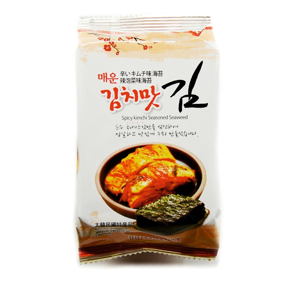 

Морская капуста со вкусом кимчи острая Human Well, 4г