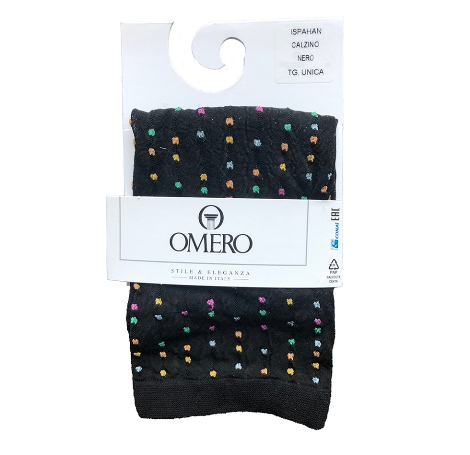 

Носки женские Ispahan 20 den, цвет чёрный, Omero, One Size, Италия