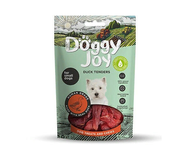 Лакомство для собак DOGGY JOY 50744 для мелких пород Hарезка утиного филе 55г