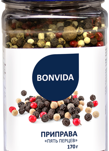 Приправа BONVIDA смесь Пять перцев