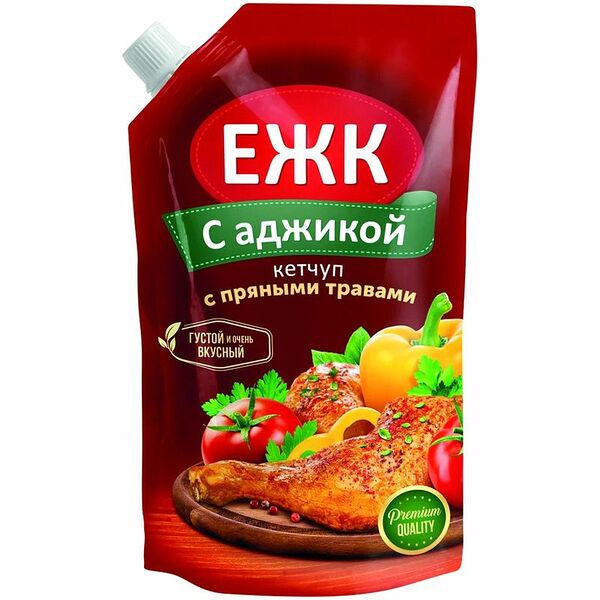Кетчуп ЕЖК с аджикой