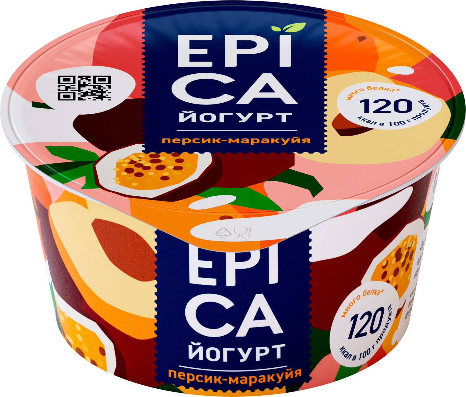 

Йогурт Epica Персик-маракуйя 4.8%