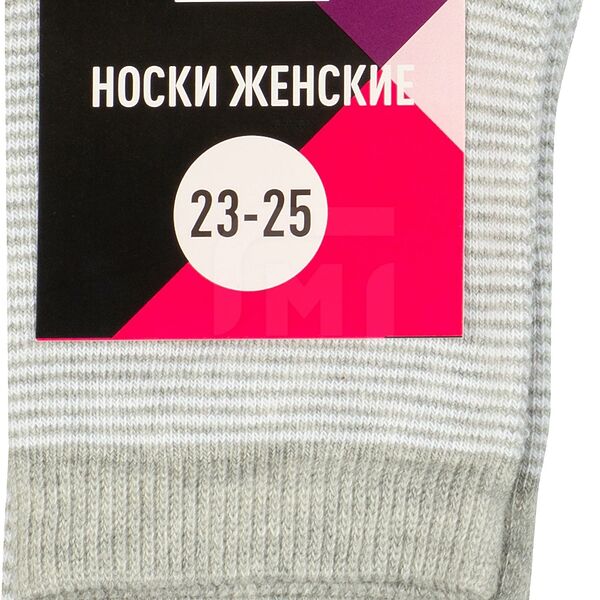 Носки женские Uno демисезонные серые, размер 23-25