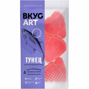 Тунец Вкус Арт филе без кожи замороженное, 500г