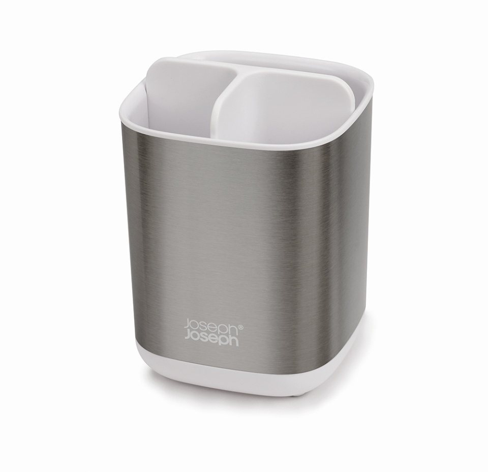

Органайзер для зубных щеток EasyStore Steel белый Joseph Joseph 1 шт 31x15x31 см