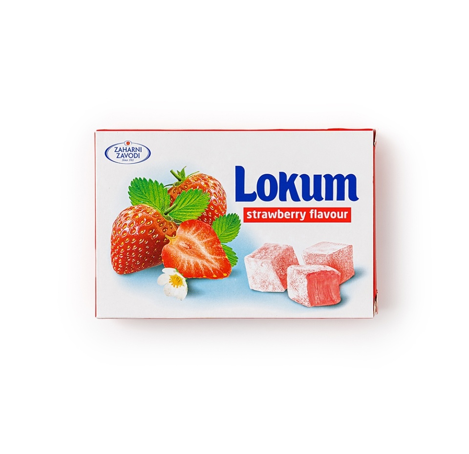 

Лукум Zaharni Zavodi со вкусом клубники 140 г