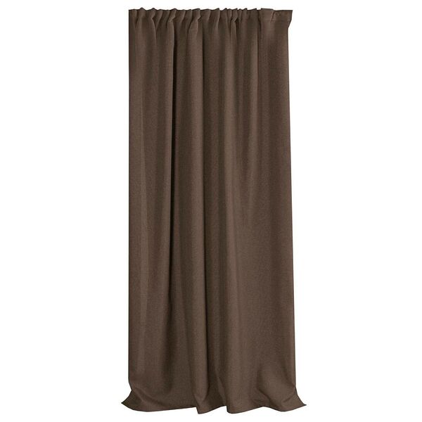 Портьера Волшебная ночь, 200х270 см, шоколад, рогожка