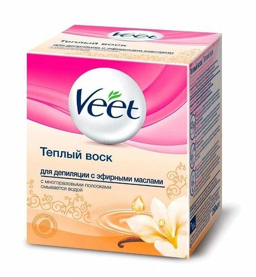 Veet Воск теплый для депиляции 250 мл с ароматом жасмина 