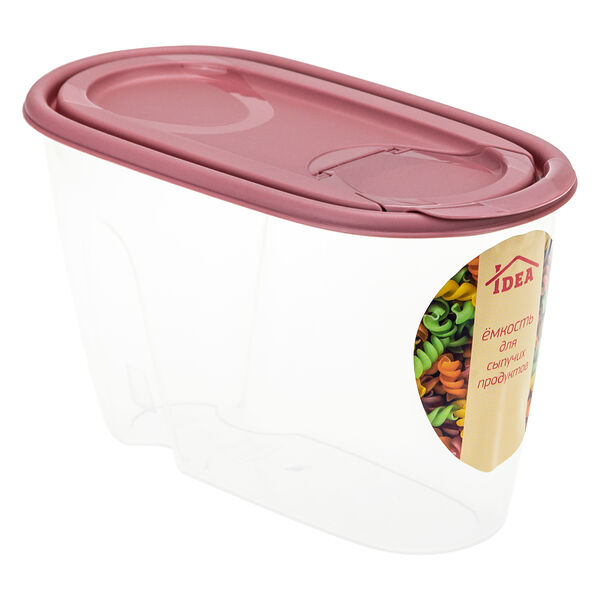 Емкость Idea для сыпучих продуктов, 0.9 л в ассортименте