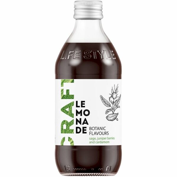 Напиток газированный StarBar Craft со вкусом шалфея, можжевеловых ягод и кармадона 0.33л