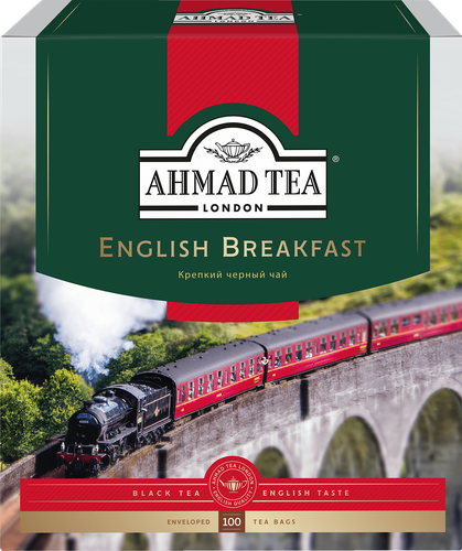 

Чай черный Ahmad Tea English Breakfast в пакетиках 100 шт 200 г