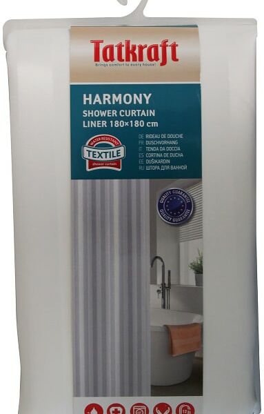 Штора для ванной комнаты Tatkraft Harmony 180*180см